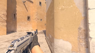 Counter-Strike 2 weapon being held in left hand