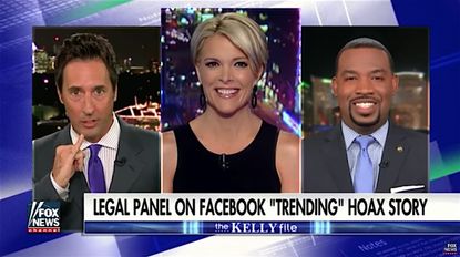 Megyn Kelly asks about suing Facebook over fake story