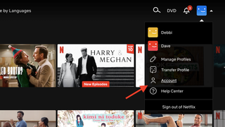 Netflix screenshot home page