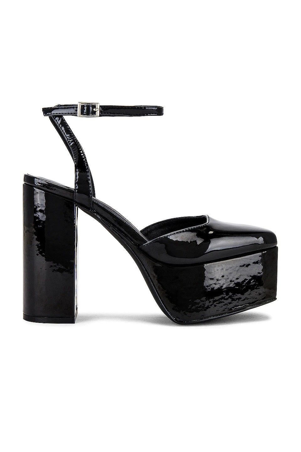 platform leather heels