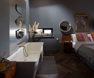 master bedroom with bath