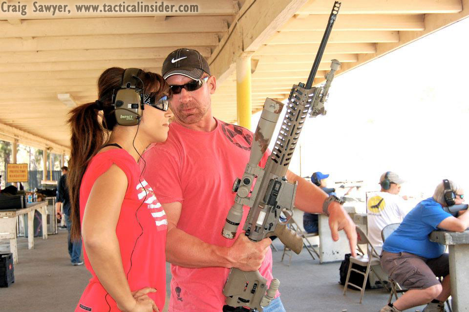 Training Leeann Tweeden on the POF