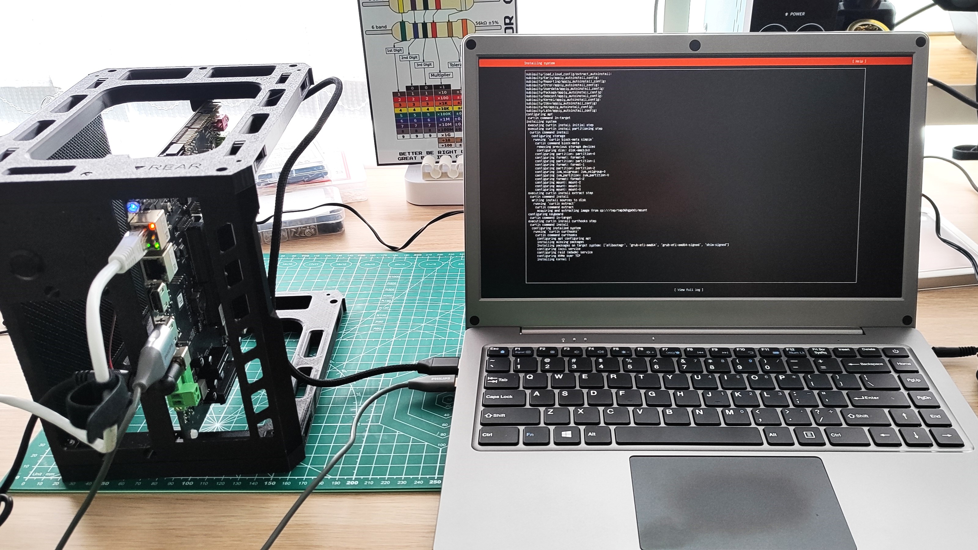 Installing Ubuntu on the server