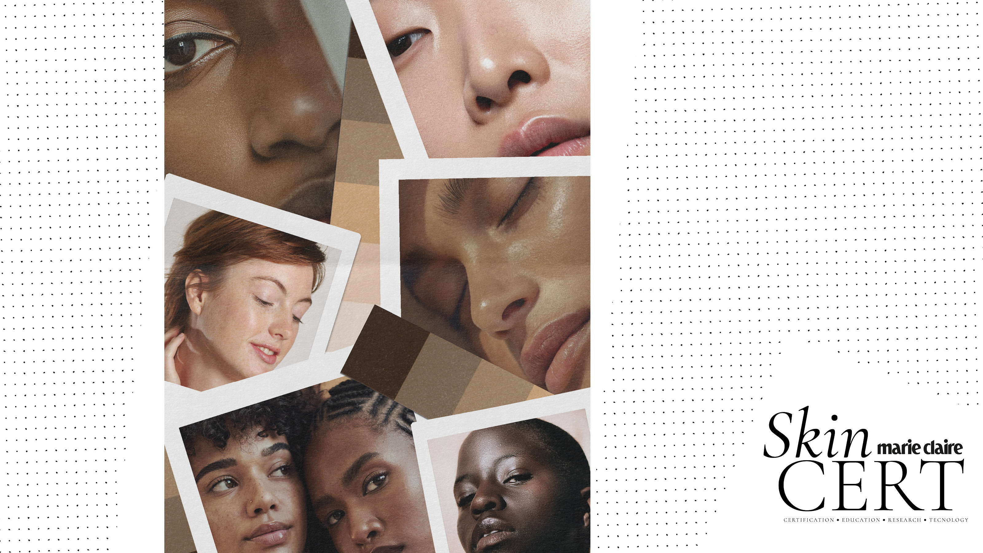 close up shots of women&#039;s faces showing skin tone