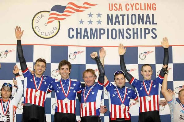 Team OUCH won the men's team pursuit