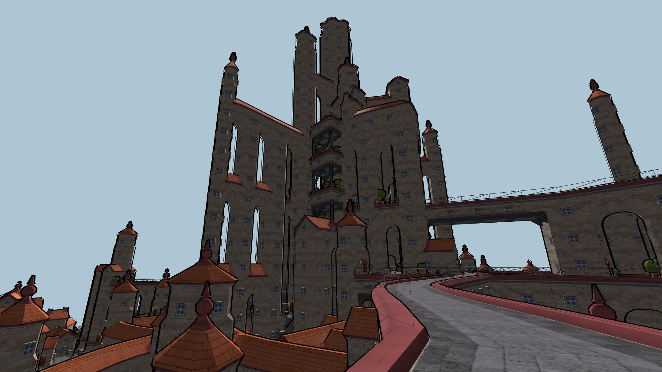 Walk Around Your Townscaper Creations In First-Person, In Your Browser thumbnail