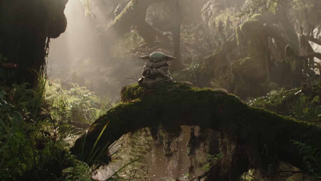 『マンダロリアン』と『グローグ』の予告編で瞑想するグローグ。