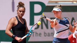 live stream Sakkari vs Krejcikova at the French Open 2021
