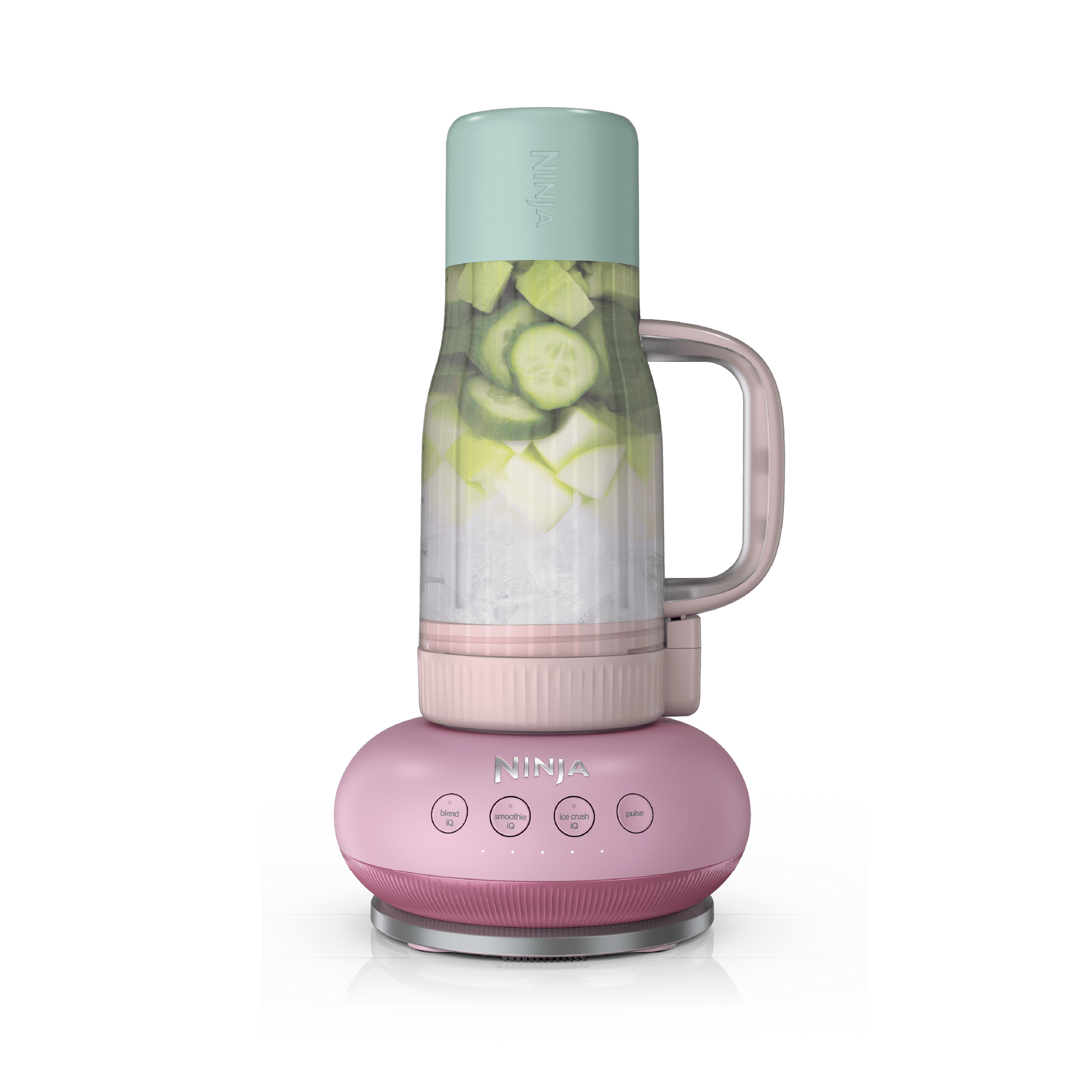 Ninja Blendboss&amp;trade; Tumbler Blender With 26oz Travel Tumbler &amp;amp; Removable Straw, Pink Peppercorn