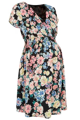 New Look Maternity Floral Wrap Dress, £17.99