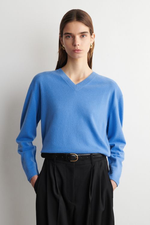 Merino Wool V-Neck Sweater