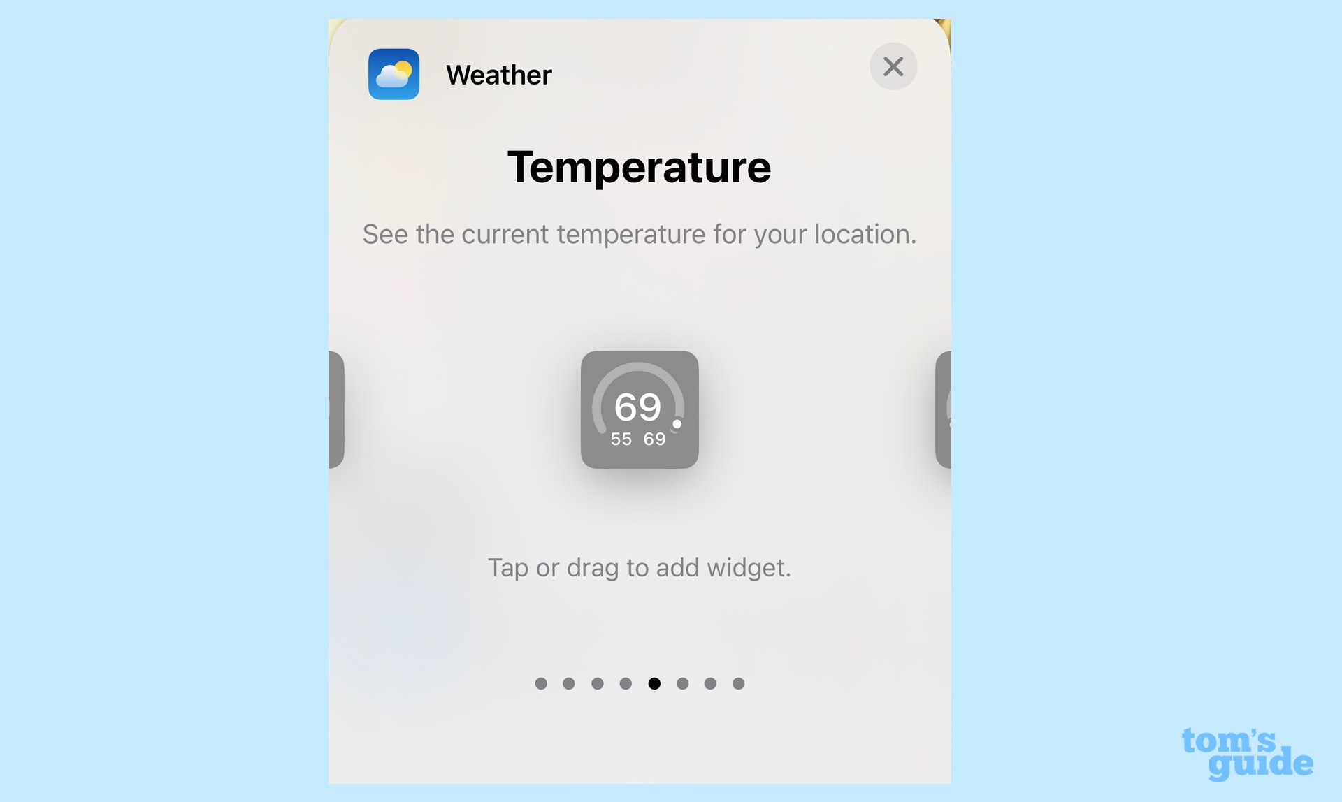 iOS 16 weather widget lock screen