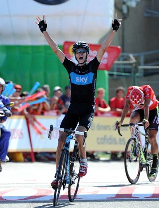 Chris Froome wins, Vuelta a Espana 2011, stage 17
