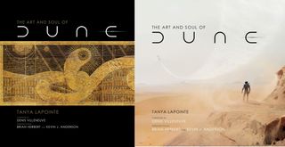 The slipcase for The Art and Soul of Dune, and the cover of the book itself.