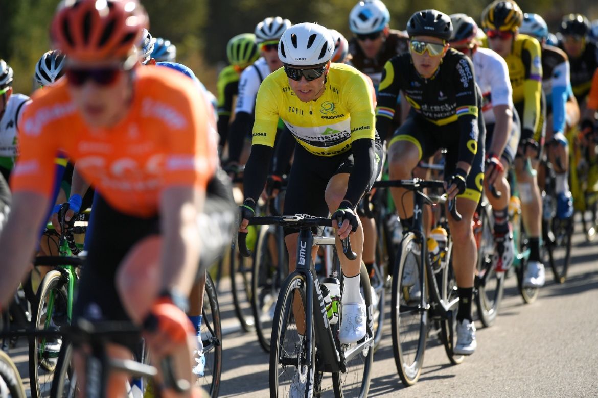 Race leader Edvald Boasson Hagen