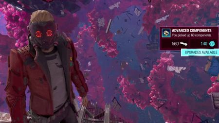 Guardians of the galaxy upgrades availble