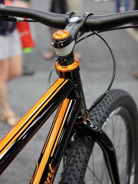 The black and orange paint scheme is reminiscent of classic American muscle cars, says Independent Fabrications.