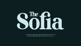 The Sofia - classic serif font