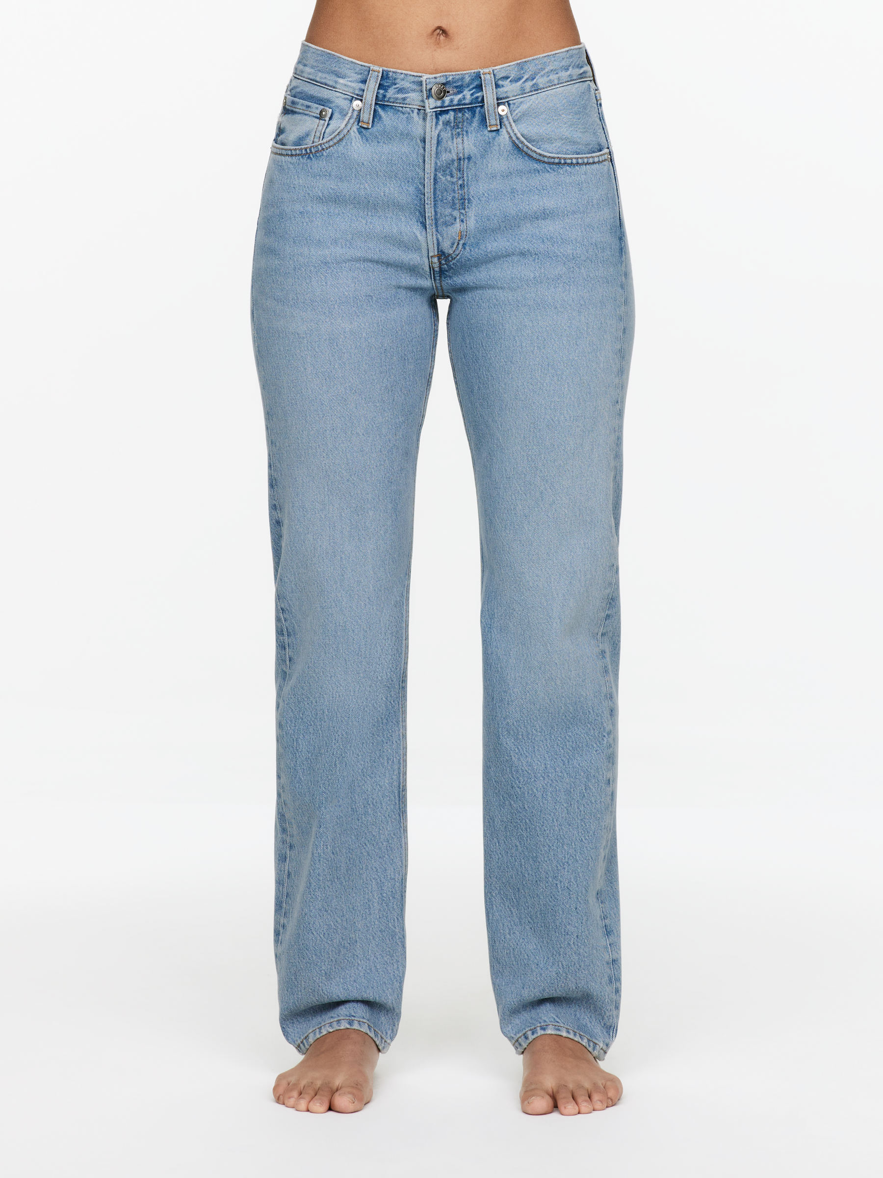 Snow Straight Jeans 
 Dusty Blue 
 Women 
 Arket Gb