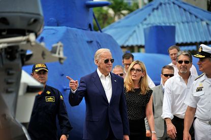 Vice President Joe Biden in Colombia last week.