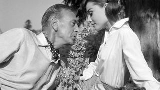Gary Cooper romances Audrey Hepburn in Love in the Afternoon