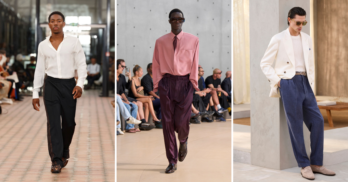 fashion week men's art of simplicity, Wales Bonner, Saint Laurent, Brunello Cucinelli