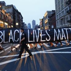 Black Lives Matter banner