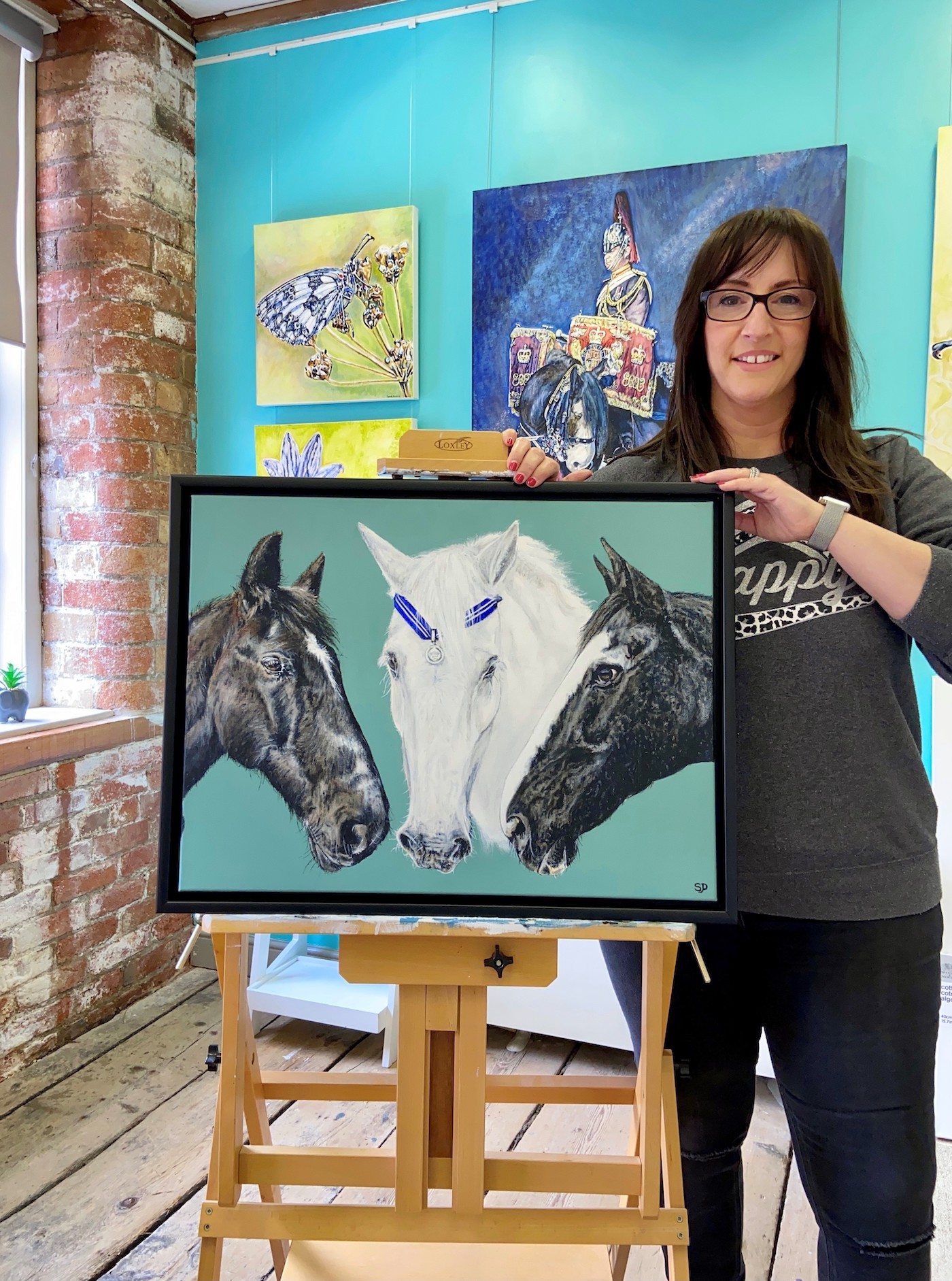 Artist Sarah Perkins the Horse Trust