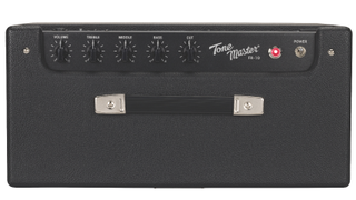 A Fender Tone Master Pro FR-10 guitar amplifier from above