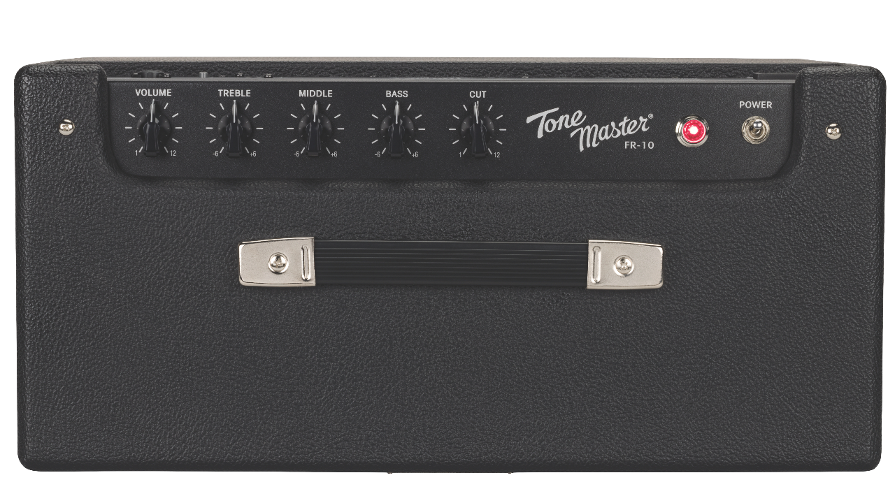 A Fender Tone Master Pro FR-10 guitar amplifier from above