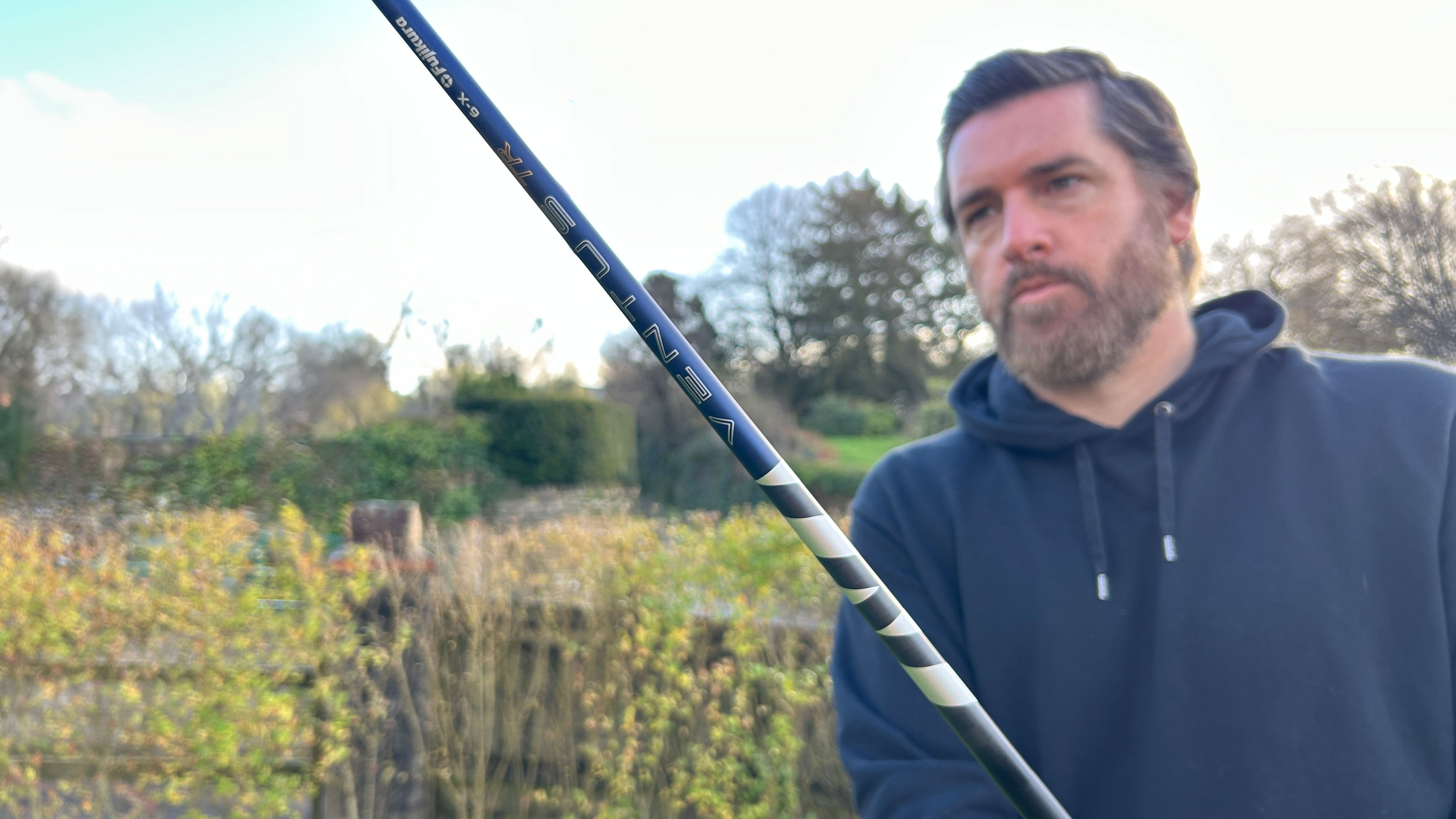 Photo of Joe Ferguson testing the new Ventus TR Blue