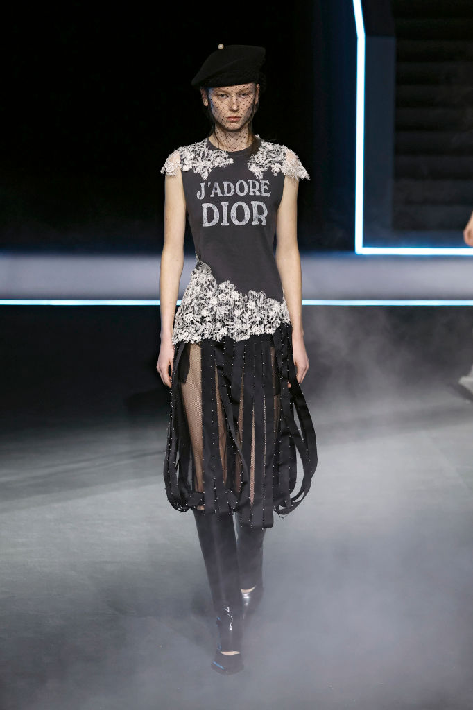 A model walks the runway during the Christian Dior Womenswear Fall/Winter 2025-2026 show as part of Paris Fashion Week