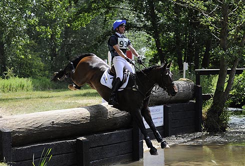 New Zealand rider Tom Gadsby competing at Great Witchingham 2013 on Cadillac