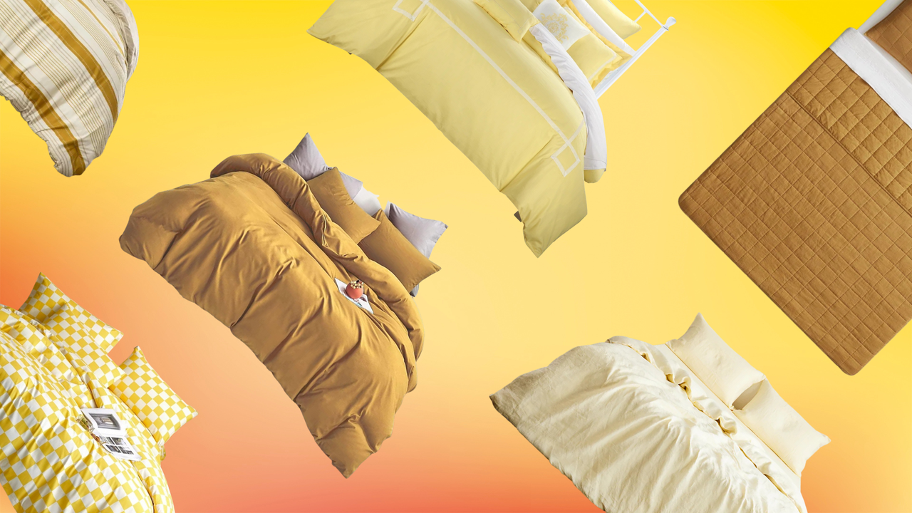 yellow best bedding header 