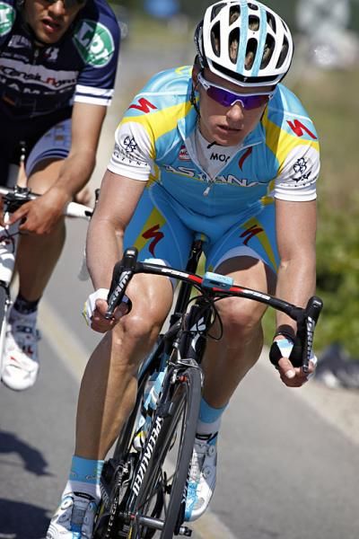 Alexandre Vinokourov (Astana) was part of stage 2's early break.