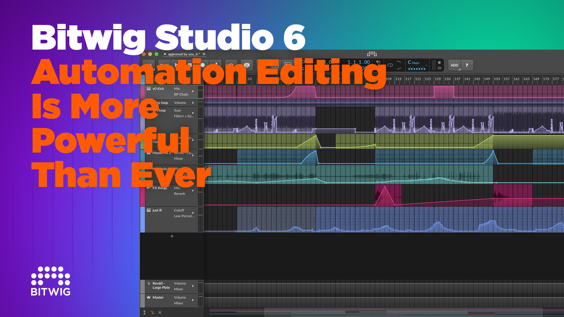 Bitwig Automation