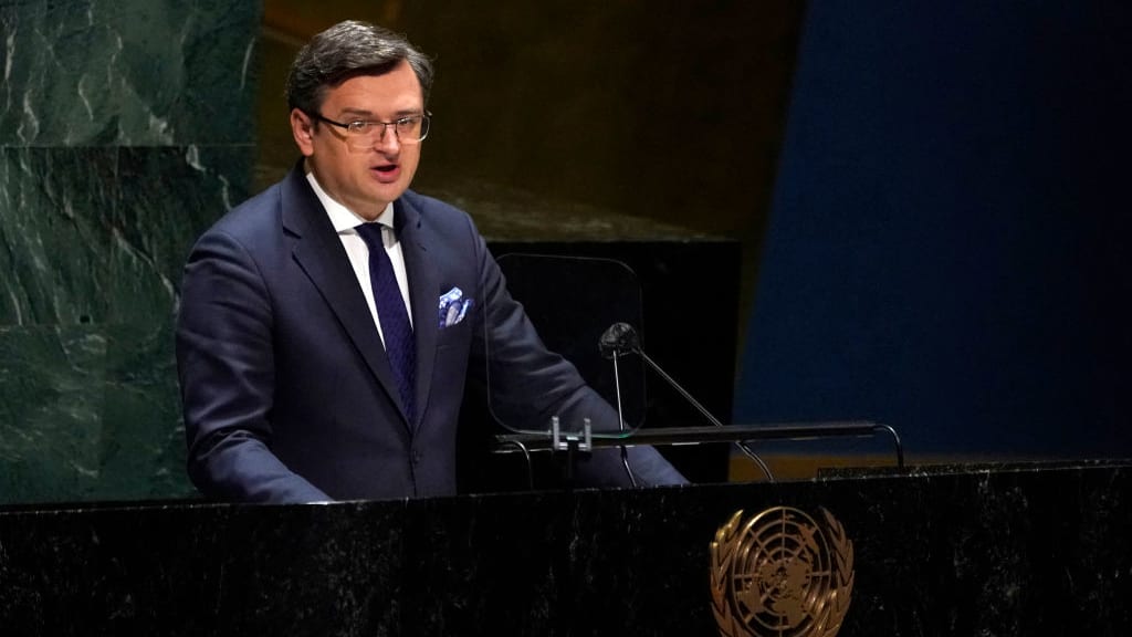 Ukrainian Foreign Minister Dmytro Kuleba.