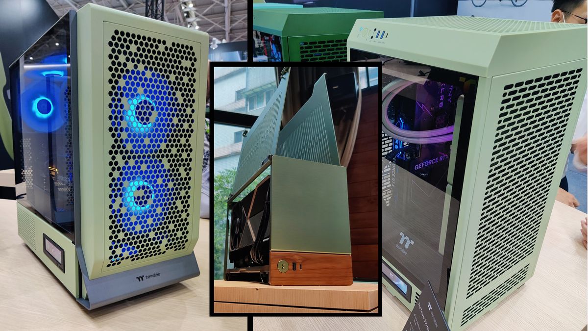 I'm practically drowning in matcha green thanks to the pastel PC case trend at Computex
