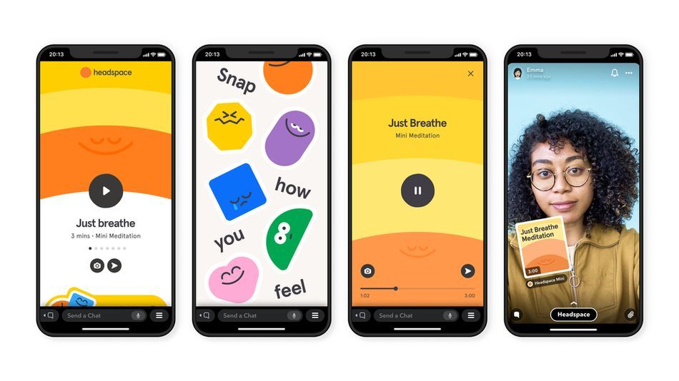 Snapchat partners with Headspace to release in-app meditation