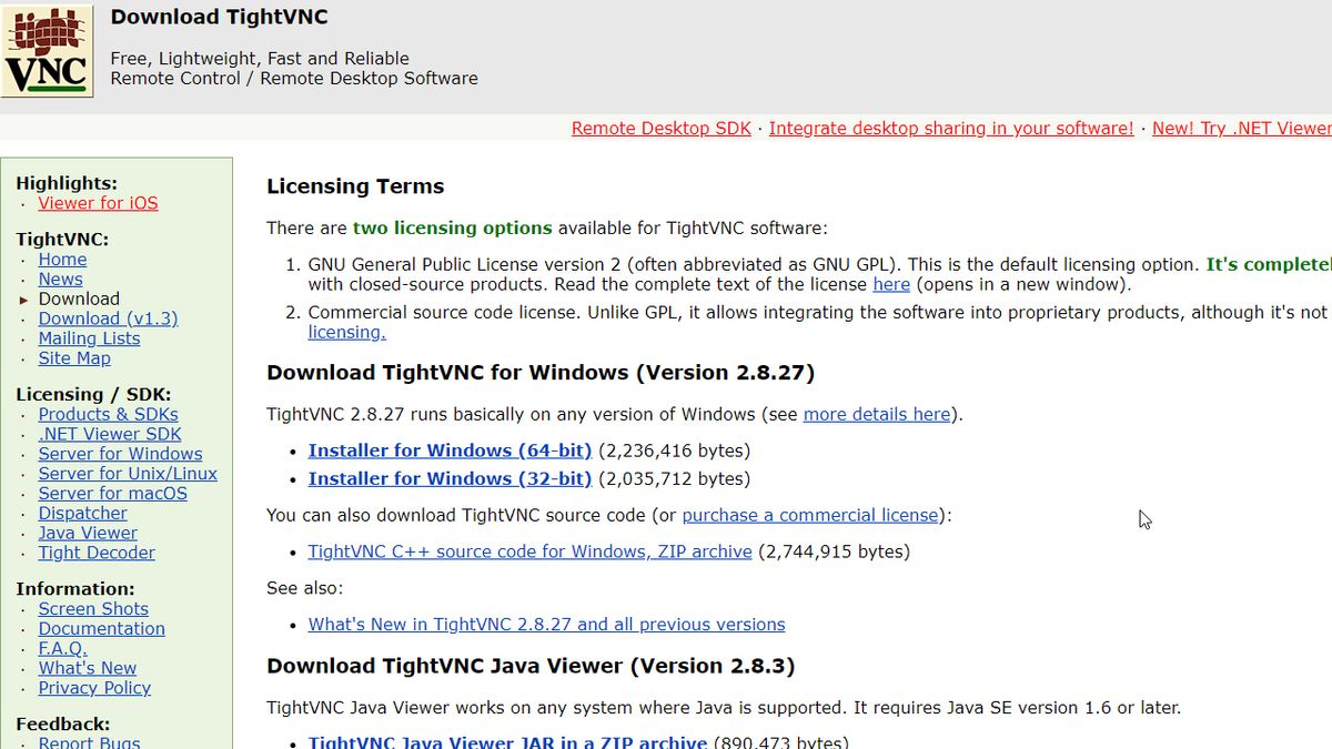 Tightvnc vs vnc server for ipad citrix launcher download