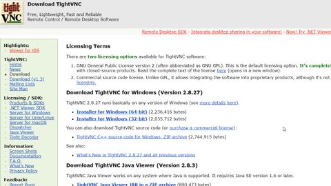 Tightvnc realvnc or ultravnc zoom rezoom free download