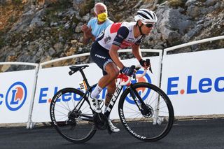 Trek-Segafredo’s Richie Porte rode to third place on stage 15, which finished on the Grand Colombier, and moved the Australian climber up to sixth overall at the 2020 Tour de France