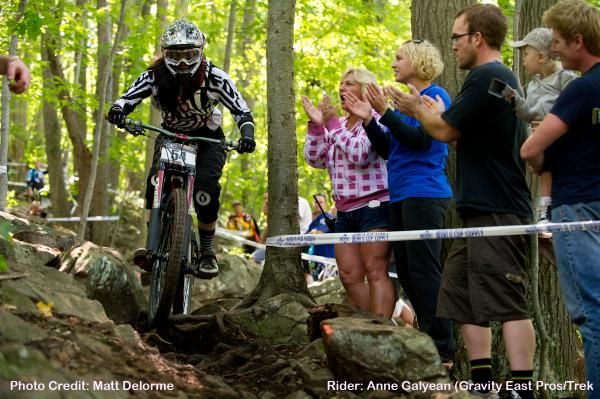 Anne Galyean (Gravity East Pros/Trek) wins the women's race