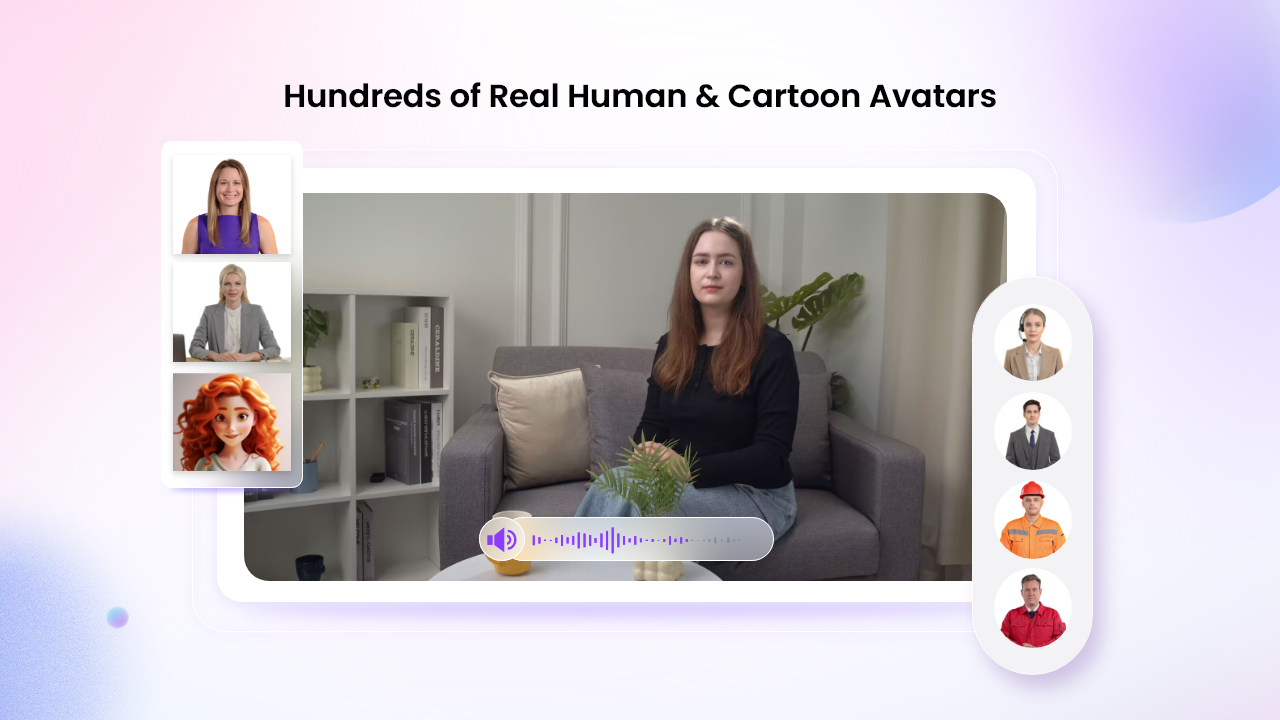 Vidnoz AI offers realistic AI-powered avatars and voiceovers for video creation and editing.