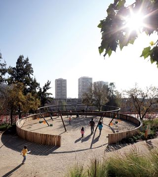 Children’s playground designed by Elemental Studio in Santiago, Chile