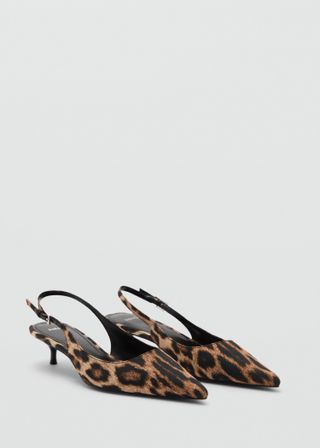 Leopard-Print Heeled Shoes - Women | Mango United Kingdom