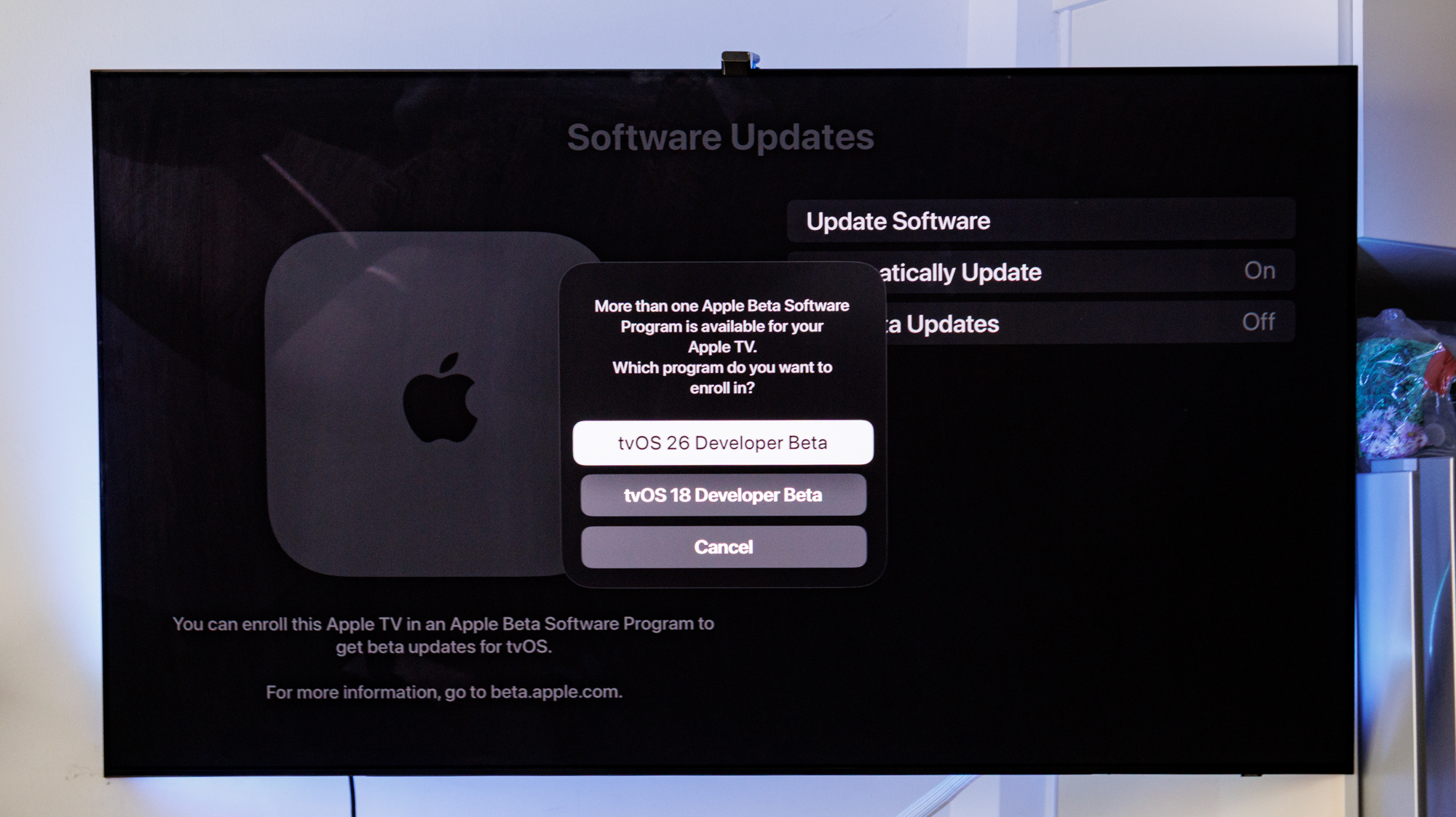 tvOS 26 update