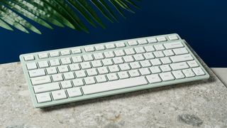 A agave green Cherry KW 7100 Mini BT wireless keyboard