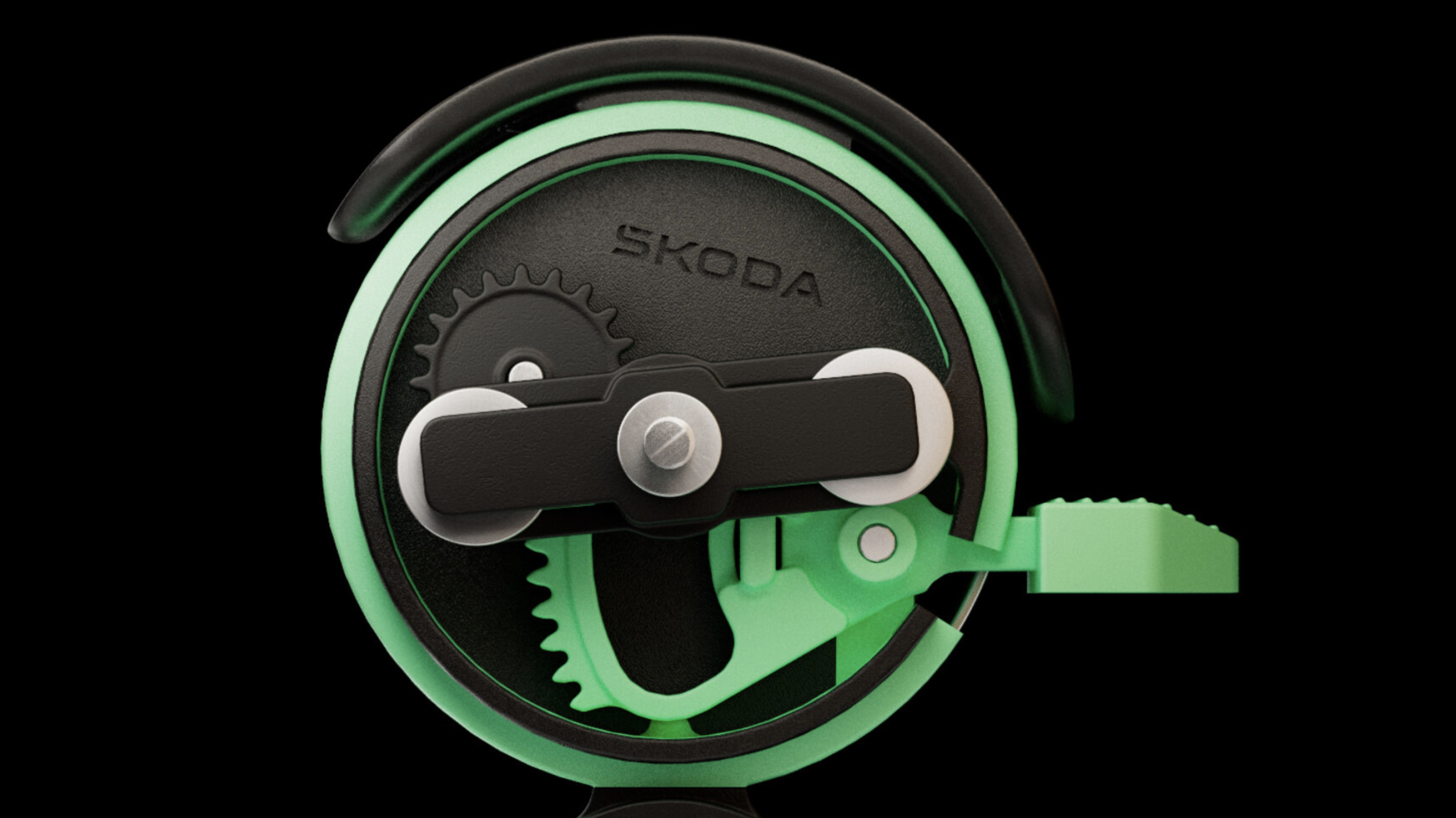 S&amp;#780;koda DuoBell internal working