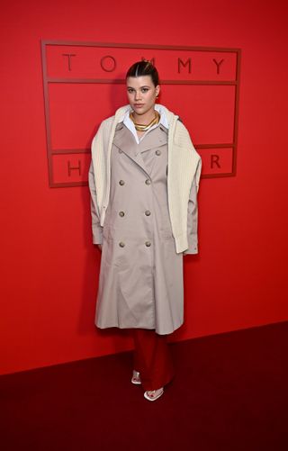 Sofia Richie attends the Tommy Hilfiger show during New York Fashion Week February 2024.
